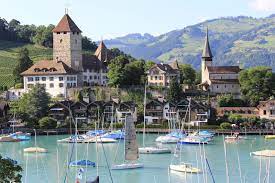 spiez the most beautiful bay in switzerland schonstes land der welt berner oberland seen