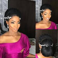 Hairstyles for natural hair of middle length. Bridal Hairstyles For Natural Hair Essence