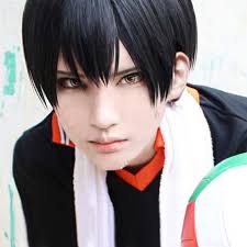 Fan page for tobio kageyama and haikyuu!! Haikyuu Tobio Kageyama Tobio Kageyama High School De Volei Clube Preto Curto Resistente Ao Calor De Cabelo Cosplay Peruca Peruca Cap Fantasia De Anime Aliexpress