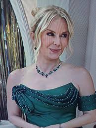 Brooke in a white wedding gown...must be the new style