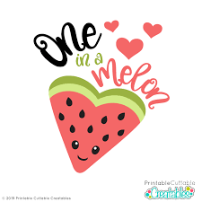 Download One In A Melon Free Svg Cut File For Cricut Silhouette