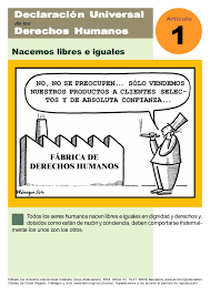 Estas referencias han cambiado a lo largo de la historia, porque han. Derechos Humanos En Comic