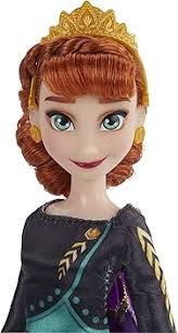 Amazon.com: Disney Frozen 2 Queen Anna Fashion Doll, Dress, Shoes, and Long  Red Hair, Toy for Kids 3 Years Old and Up : Toys & Games