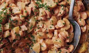 It's obviously a 20th century version of a 19th century favorite, since back then they didn't have bouillon cubes or evaporated milk! My Mother S Delicious Swedish Sausage Casserole Daily Mail Online