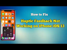 Haptic Feedback Not Working On Iphone 7 7 Plus 8 8 Plus X Xr Xs Max Iphone 11 Pro Max Ios 13 Youtube
