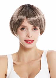 39% off long brown blonde ombre synthetic wigs with bangs layered wavy heat resistant hair cosplay daily wig for white 1 572 руб. Vk 6 26sp31ys4 Quality Wig Short Page Bob Fringe Ombre Brown Blonde Highlights Dark Brown Hairline