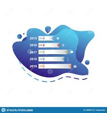 Bar Chart Graph Statistical Business Infographic In Gradient