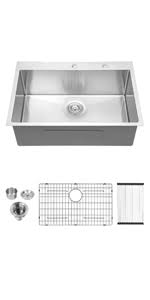 Inches to millimeters (in to mm) converter, formula and conversion table to find out how many mm in inches. Lordear 25 Inch Drop In Topmount Sink 16 Gauge R10 Tight Radius Deep Single Bowl Stainless Steel Kitchen Sink Amazon Com