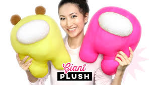How To Make A Giant Among Us Plushie Using Tights Youtube