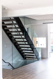 Measure and cut the carpet pad to fit. Open Riser Stairs With Carpet Treads Artistic Stairs And Railings
