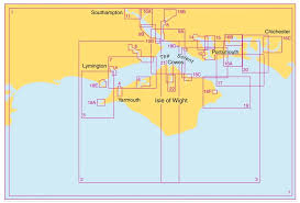 admiralty sc5600 the solent and approaches leisure chart folio