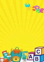 Blue Cartoon Fun English Training Background Material Kids Background Admissions Poster Math Powerpoint