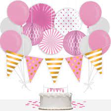 Maybe you would like to learn more about one of these? Way To Celebrate Girl Baby Shower 36 Piece Decorations Kit Pink Gold Walmart Com Walmart Com