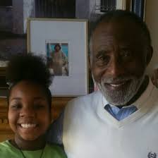 Selena and Grandpa Thanksgiving 2017