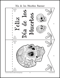 This is simply a book of the same skull payed over random floral prints. Dia De Los Muertos Crafts And Coloring Pages Warm Hearts Publishing