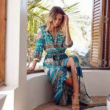 Maybe you would like to learn more about one of these? 1001 Visions Uniques Avec Le Style Boheme Chic Maxi Dress With Sleeves Vintage Long Dress Boho Summer Dresses