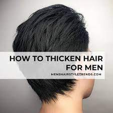 These are the 25 haircuts for men with thick hair are all you need to see today. How To Thicken Hair Men S Guide For Thin Fine Or Thinning Hair