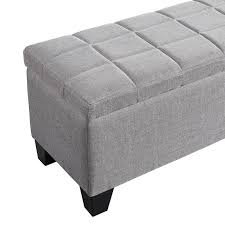 Here's how to build it: Gray Porch Den Carroll Large Rectangle Storage Bench With Nail Head Trim Benches Stools Home Garden Worldenergy Ae