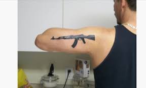 Pin On Ak 47 Gun Tattoos Designs