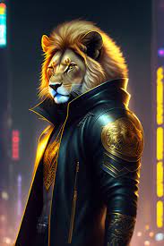 Lexica - Award winning beautiful portrait commission of a male furry anthro  lion fursona with a tail and a cute beautiful attractive detailed furry f...