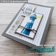 Demonstrator jill olsen demonstrates how you can easily create masculine cards. Masculine Cards With High Tide Stamp Mitosu Crafts