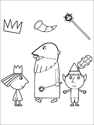 Ben Y Holly Para Colorear