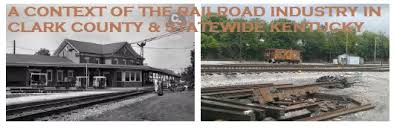 We did not find results for: A Context Of The Railroad Industry In Clark County And Statewide Kentucky