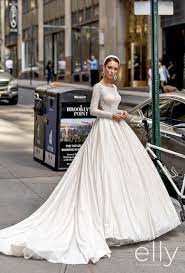 Elly Wedding Dresses Los Angeles Nyc White Mykonos Bridal Collections Wedding Inspirasi Wedding Dresses Los Angeles Wedding Dress Long Sleeve Sheer Wedding Dress