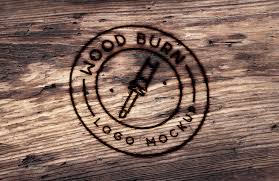 Medialoot Wood Burn Logo Mockup Logo Mockup Mockup Design Woodworking Logo