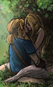 Zelink Kissing And More By Rainbowphilosopher Legend Of Zelda Legend Of Zelda Breath Breath Of The Wild