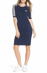 Adidas Originals 3 Stripes Dress Adidas Dress Clothes Striped Dress