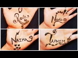 Beautiful stylish s alphabet mehndi design tattoo||cute s name henna design||classic henna art. Easy Simple Name Mehndi Design Henna Zone Youtube Mehndi Designs For Kids Simple Mehndi Designs Mehndi Designs For Hands