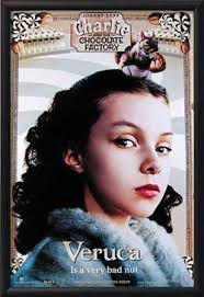 Roald Dahl Photo Charlie Movie Posters Chocolate Factory Charlie Chocolate Factory Veruca Salt