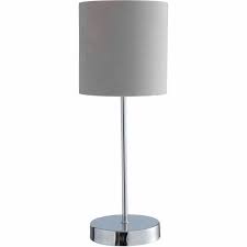 Table lamp, bedside lamp with usb port, 3 way dimmable touch lamp, table lamps for bedrooms, e26 led bulbs included nightstand lamps, small desk lamp with grey fabric ideal for living room or office. Wilko Grey Silver Velvet Table Lamp Wilko