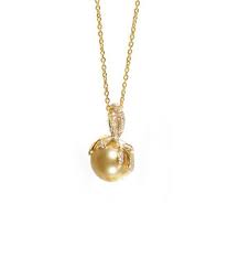 Golden South Sea Cultured Pearl Eden Pendant Cultured Pearl Jewelry Pendant Pearls