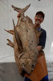 Anleitungen Und Diy Tipps Treibholz Fisch Bemalte Stocke Kunst Aus Treibholz