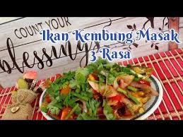 Pada pembuatan dendeng ikan manis pemakaian gula pasir / gula merah berkisar antara 15 20%. Ikan Kembung Masak 3 Rasa Cinta Kasih Sayang Youtube