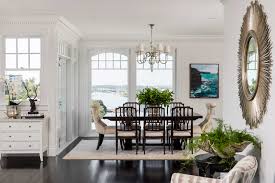 The typical full cape floor plan shows the importance of the keeping room (the kitchen/living/family room): Cape Cod Style Interior Design Feature Custom Homes Magazine