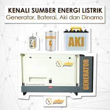 Sumber Energi Listrik Generator Baterai Aki Dan Dinamo