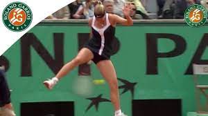 top 5 moments at roland garros great shots mary pierce roger federer fernando gonzalez andre agassi and roland garros tennis players female tennis videos