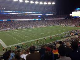 gillette stadium section 214 home of new england patriots