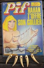 Le Collier De Rahan Les 16 Gadgets Les Plus Memorables Du Magazine Pif Gadget Pif Gadget Souvenirs D Enfance Enfants Des Annees 80