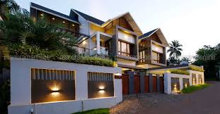 The best luxury house floor plans. Fusion Exterior Luxury 5 Bedroom Home In 3735 Sqft Kerala Home Planners
