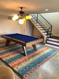 The Trigon S Splayed Legs Invoke Classic Mid Century Design And Emulate Eames Bertoia Cherner Saarinen And The Res Modern Pool Table Pool Table Modern Pools