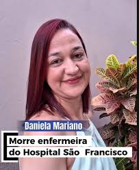 Faleceu neste sábado em Americana Daniela Rangel Cruz Mariano enfermeira  que atuava no Hospital São Francisco. Ela atuou em outros hospitais e era  bem querida pelos seus pacientes e colegas de trabalho.