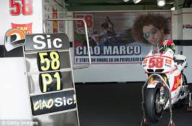 Ver más ideas sobre motos, marco, motos sport. Marco Simoncelli Moto Gp Stars Pay Tribute In Valencia Daily Mail Online
