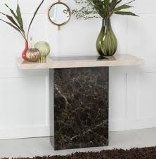 Check spelling or type a new query. Urban Deco Vienna Cream And Brown Marble Console Table Cfs Furniture Uk