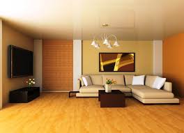 Cat Dinding Ruang Tamu Modern Warna Kuning Dan Orange Apartment Interior Design Elegant Living Room Design Minimalist Living Room