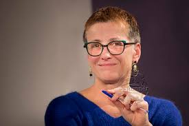 Isabelle Mercier, syndicaliste française, secrétaire nationale de la CFDT  (Confédération française démocratique du travail) [photo : 2024]