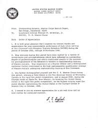 Marine Corps Letter Of Recommendation Format Sample Cover Letter For Analyst Position